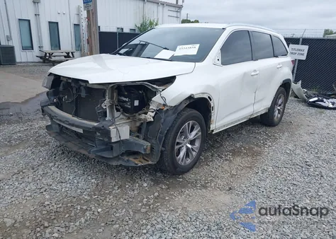 2015 Toyota Highlander Xle V6 from USA, damaged, VIN 5TDKKRFH4FS054069